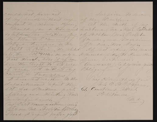 1883-08-25 Letter from Coleman to Superintendent Lovering, 1831.018.004-034 - p2