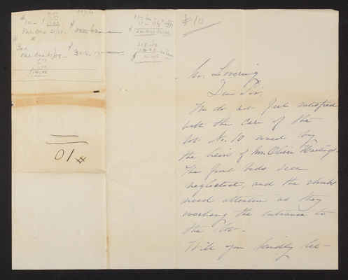1887c Letter from Henshaw to Superintendent Lovering, 1831.018.004-021 - p1