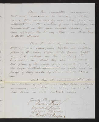 1861-09-02 Trustee Committee on Grounds, Recommendations for Reservation of Space, 1831.033.003-016 - p3