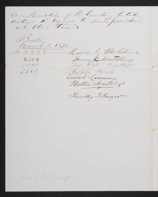 1870-03-05 Trustees Committee on Grounds: Purchase of Land West of Cemetery, 1831.033.003-026 - p2