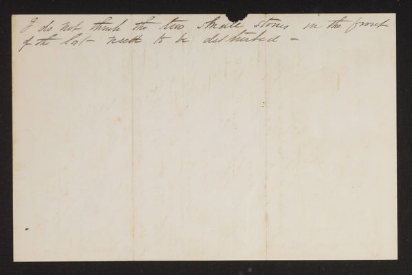 Letter: Eben Bacon to Mount Auburn, 1879 (page 2)