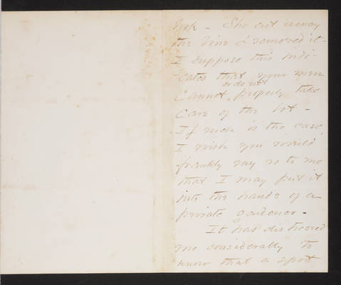 Letter: Charles Merriam to [Lovering], 1879 (page 2)
