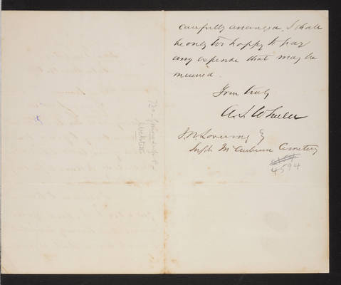 Letter: A. S. Wheeler to Mr. Lovering, 1880 (page two)