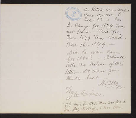 Letter: B. S. Rotch to H.B. MacKintosh, 1881 (page 2)