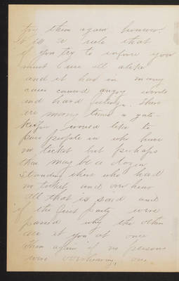 Letter: Oliver Moulton, Forest Hills Cemetery to J. W. Lovering, 1883 (page 2)