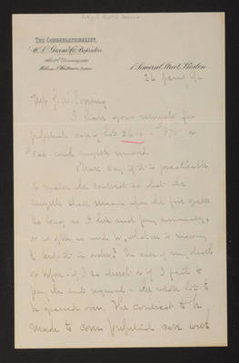 1892-01-26 Letter: William F. Whittemore to J. W. Lovering,  "myrtle graves," 2014.020.015-003