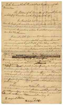 Petition of the Fincastle Committee, 1775 July 18.