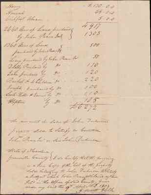 from folder 1938: List dated 9 April 1803