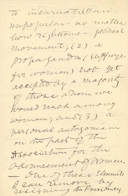 Frances E. Willard to May Wright Sewall