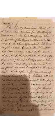 Vault Early Papers of the University Box 1 Document Cornerstone Invitation 100