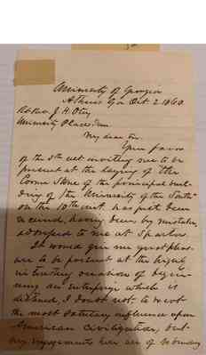Vault Early Papers of the University Box 1 Document Cornerstone Invitation 121